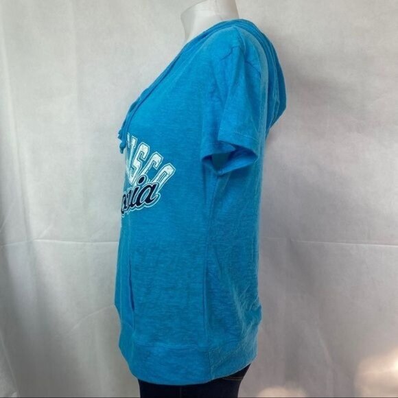 Passion-I Blue Hooded Top San Francisco California Hooded Shirt Size XL - Picture 6 of 9